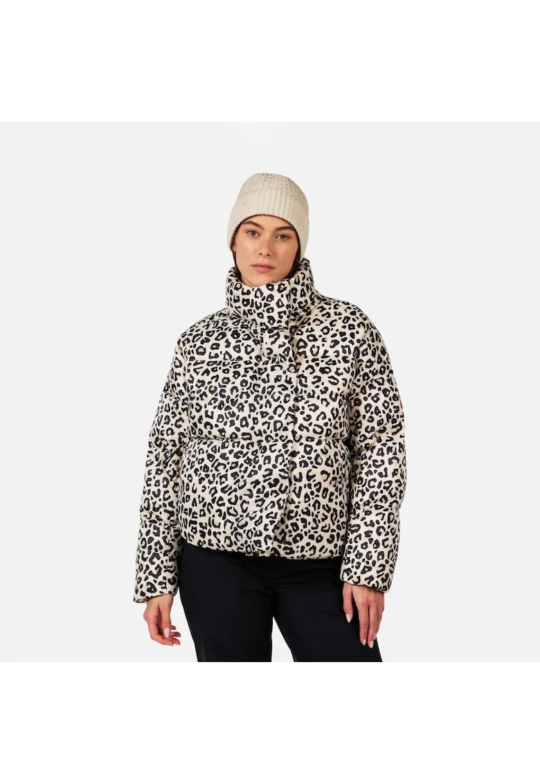 Geaca ski  W ARETU ALLOVER DOWN JKT, cu puf, culoare animal print, pentru dama, marime
