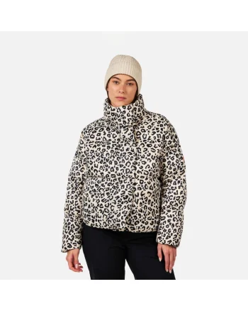 Geaca ski  W ARETU ALLOVER DOWN JKT, cu puf, culoare animal print, pentru dama, marime