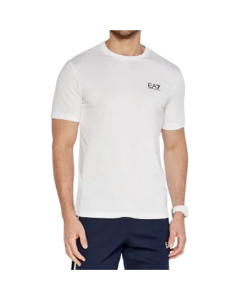 Tricou  EA7 Train Core Id SS25 40772, Alb