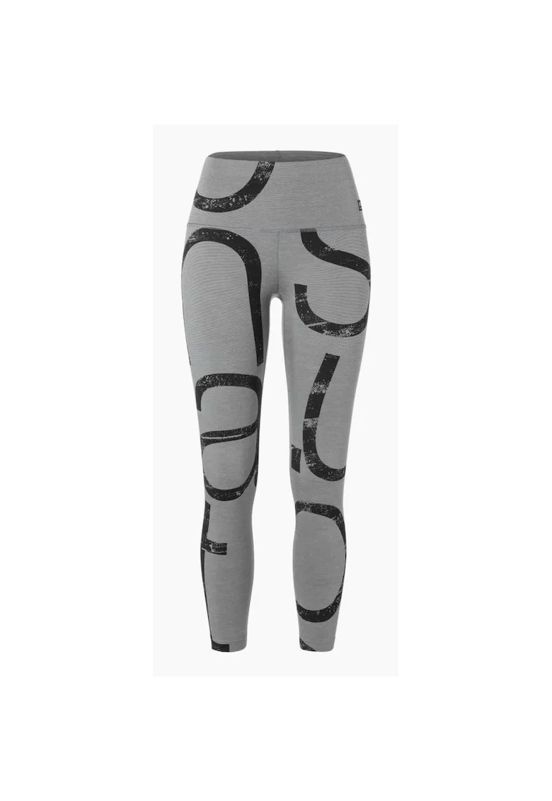 Pantaloni de corp din amestec de lana CAPITAL LOGO TIGHTS, pentru femei, culoarea gri, Gri