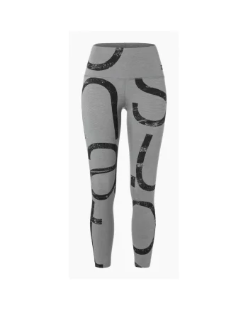 Pantaloni de corp din amestec de lana CAPITAL LOGO TIGHTS, pentru femei, culoarea gri, Gri