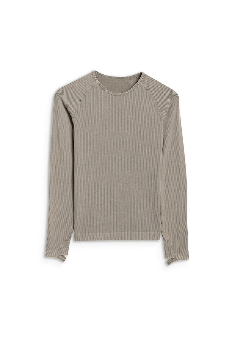 Bluza Yoga & Pilates Femei Dry 4F pentru Confort si Mobilitate - Verde, Maneci Raglan fara Cusaturi XS/S