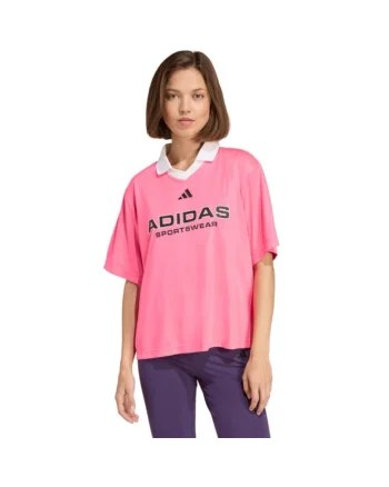 Tricou sport dama  Tiro Q4, roz, material respirabil