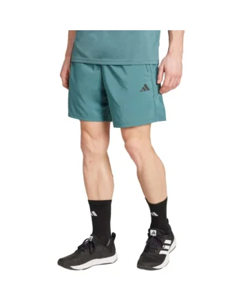 Pantaloni sport barbati,  Train Essentials, scurti, verde, material textil