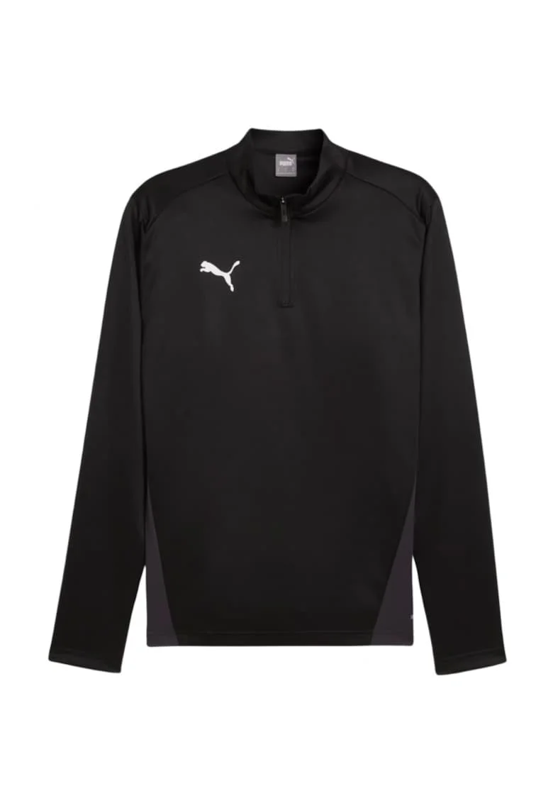 Bluza sport pentru barbati,  Teamgoal 658629 03, negru, cu fermoar 1/2