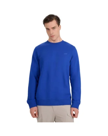 Bluza  stil de viata, albastru, fara gluga