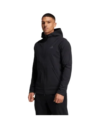 Hanorac sport barbati  Designed For Training, Cold.rdy, negru, material tehnic