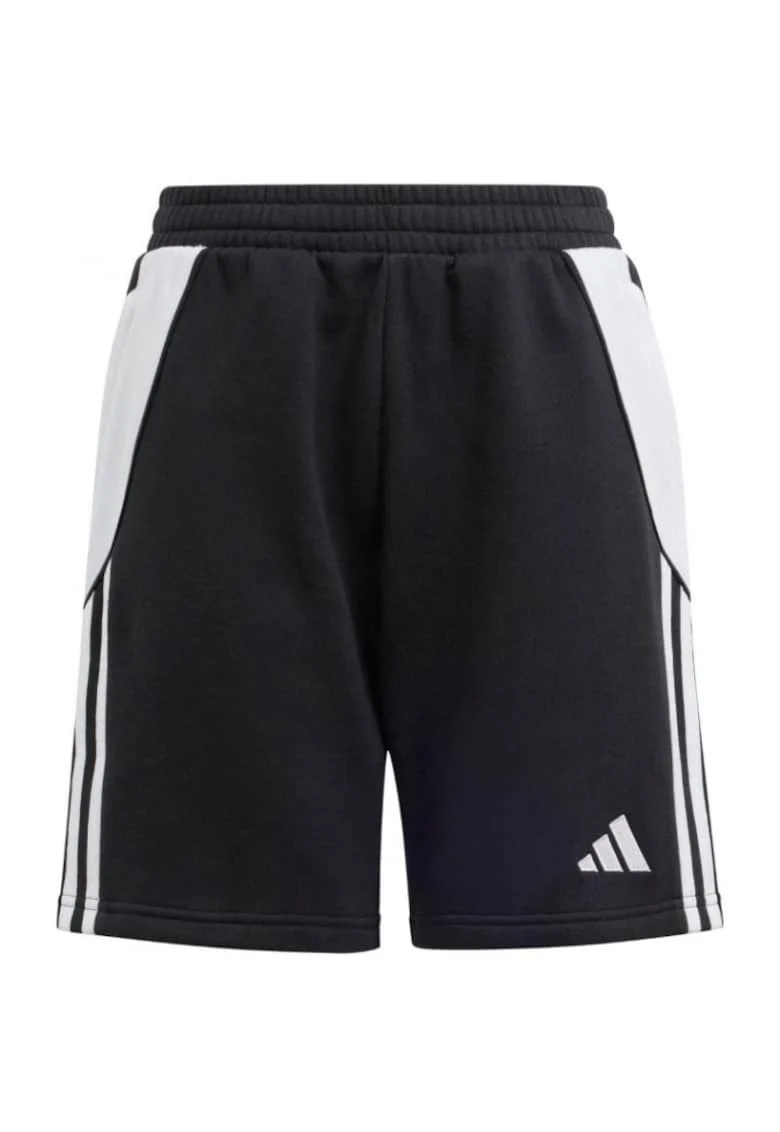 Pantaloni sport copii,  Tiro 24 Sweat, culoare neagra, material confortabil