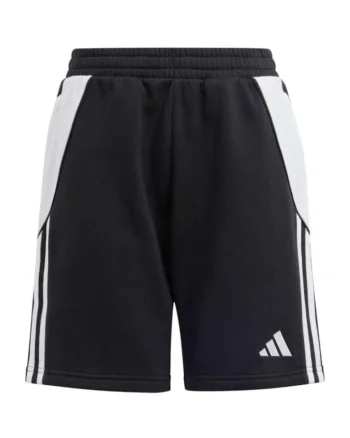 Pantaloni sport copii,  Tiro 24 Sweat, culoare neagra, material confortabil