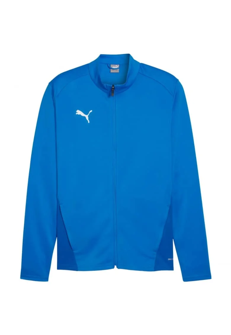Bluza sport,  Teamgoal, albastru, fara gluga, cu fermoar