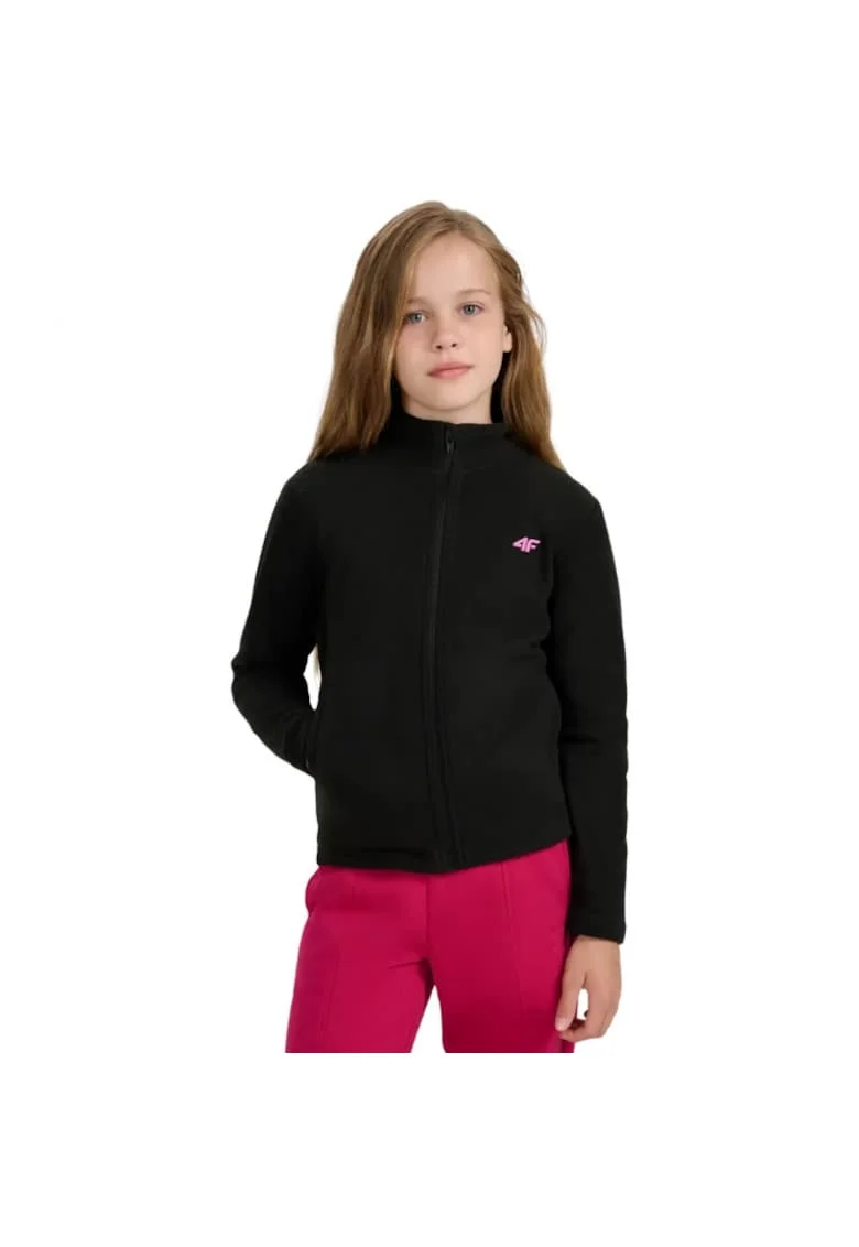 Hanorac sport fete jwaw25tflef346,  Negru