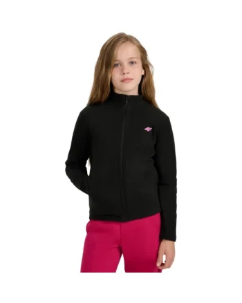 Hanorac sport fete jwaw25tflef346,  Negru
