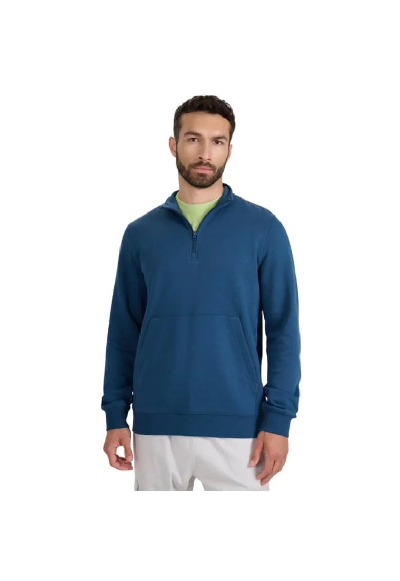 Bluza barbati,  cu fermoar 1/2, material sportiv