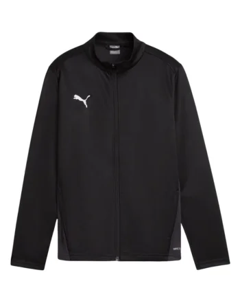 Jacheta sport copii,  Teamgoal, antrenament, negru