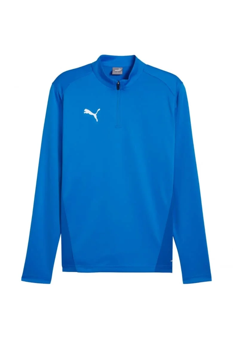 Hanorac sport barbati,  Teamgoal 658629 02, albastru, cu fermoar 1/2