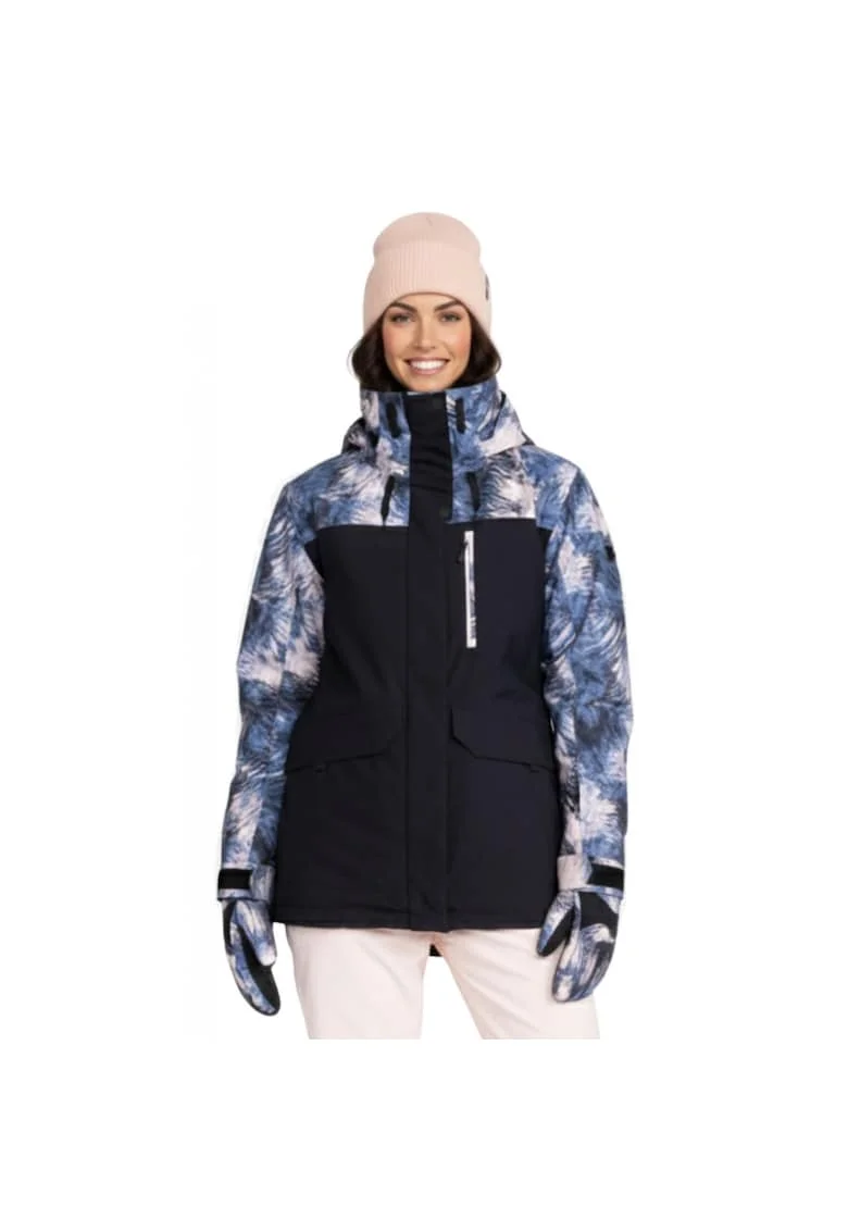 Geaca de ski regular fit cu gluga si guler