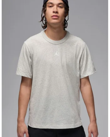 Tricou din amestec de bumbac pentru baschet Jordan, Gri deschis melange