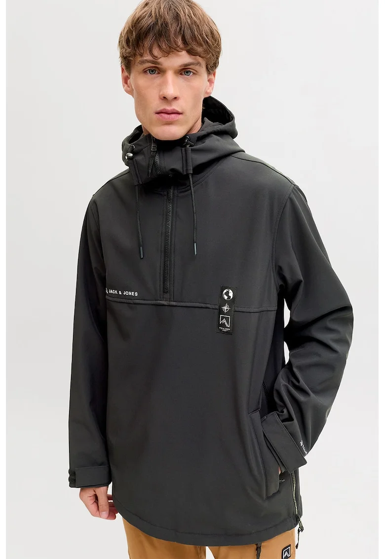 Geaca pull-on pentru schi, Negru