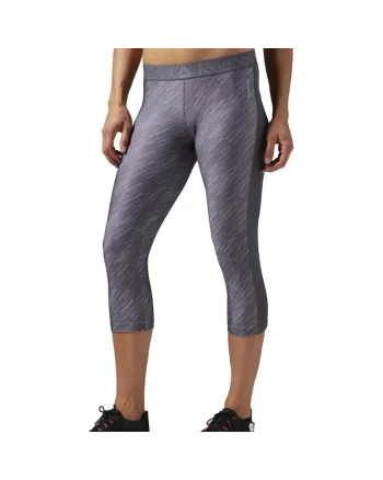 Pantaloni  Workout Ready Printed Capri 3/4 femei, Gri