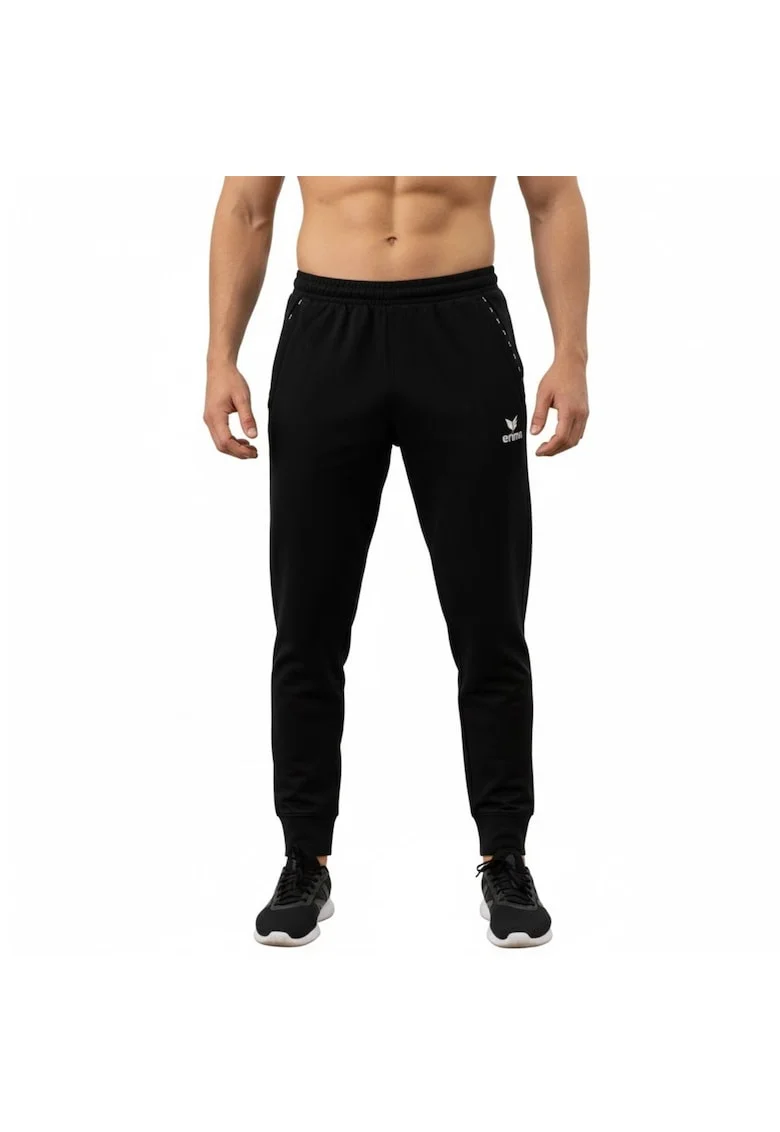 Pantaloni Slim fit de fitness cu talie elastica,