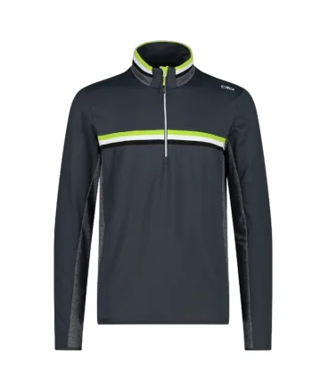 Hanorac sport barbati  cu guler si fermoar, gri, Gri