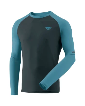 Bluza alergare barbati  Alpine Pro Negru/Bleu, Negru
