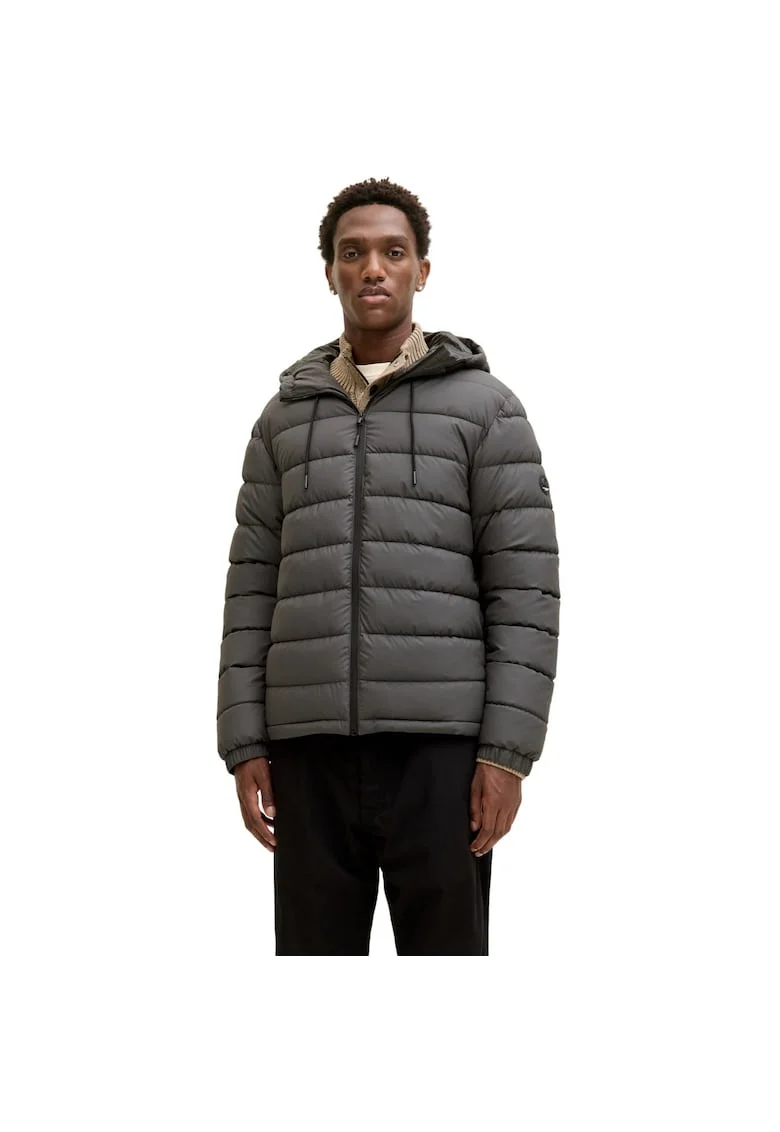 Geaca JACK &JONES Point Pu Puffer Bf 52898, Gri inchis