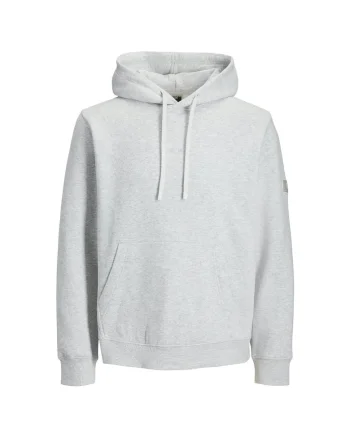 Hanorac JACK &JONES Point Badge Hood Bf 52863, Alb