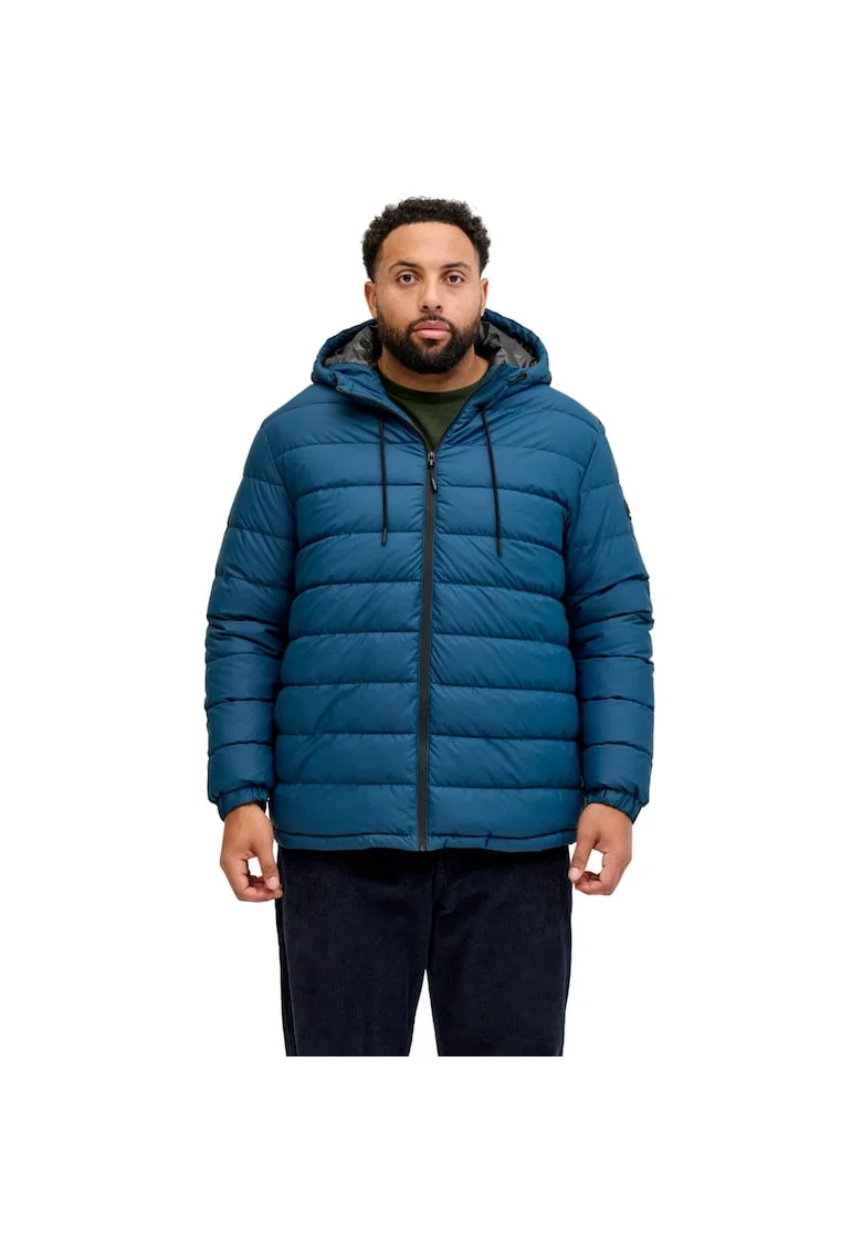 Geaca JACK &JONES Point Pu Puffer Bf PLS 52933, Albastru