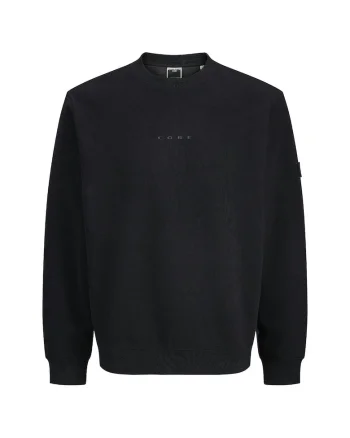 Bluza JACK &JONES Point Sweat Crew Bf 52868, Negru
