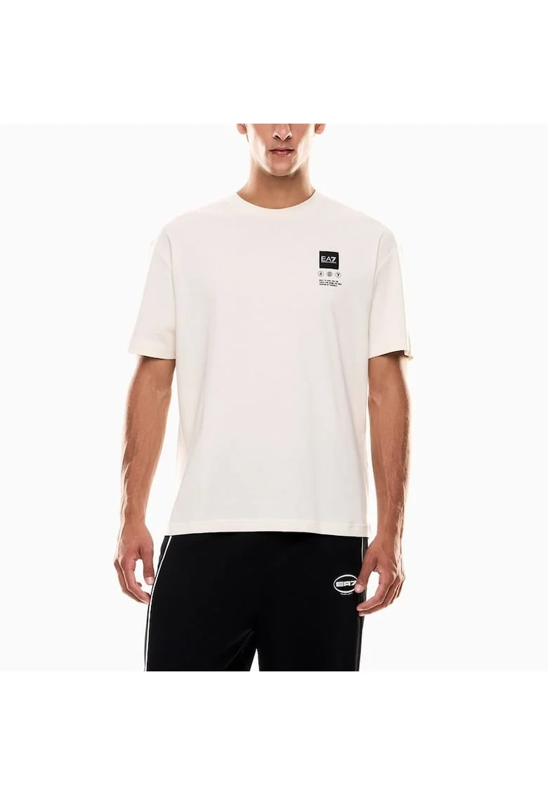 Tricou  train logo series m tee ss, Bej