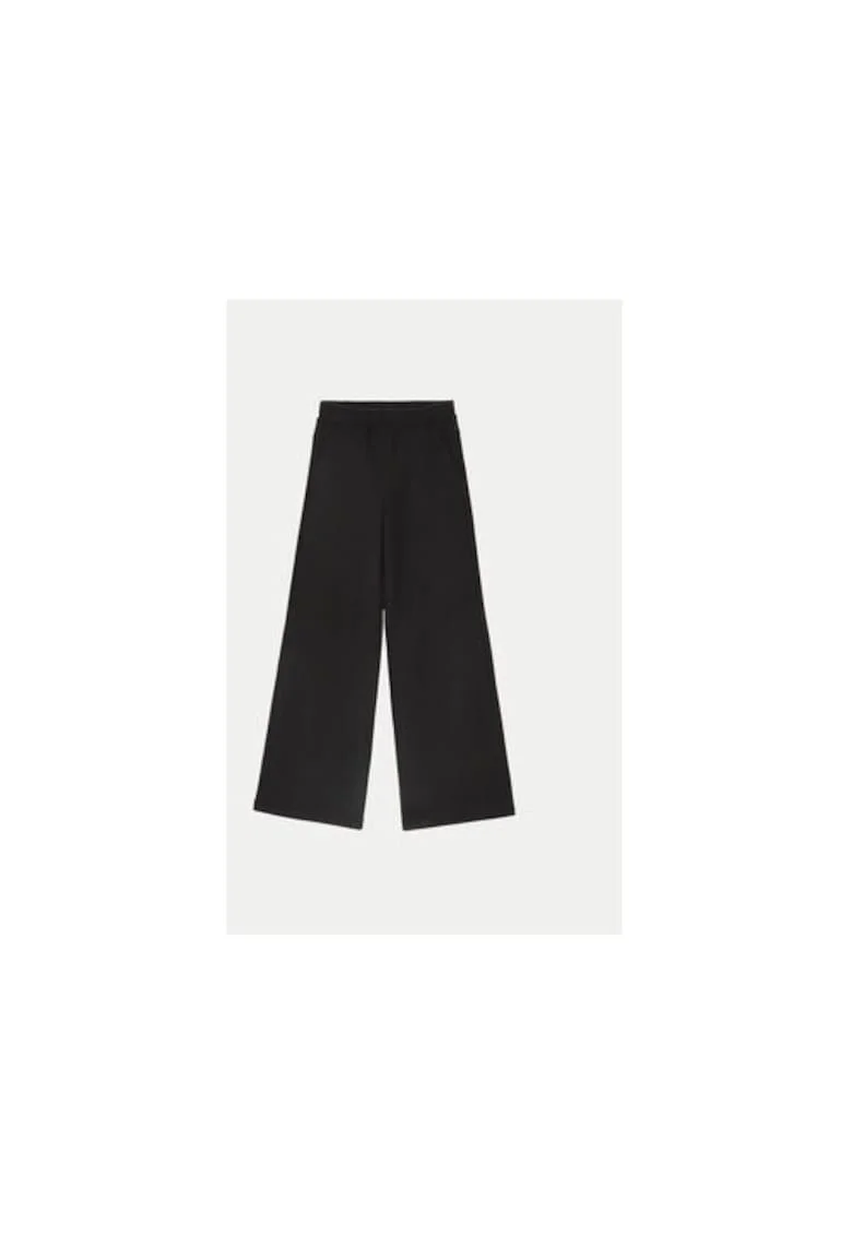 Pantaloni fete,  304480904, Bumbac, Negru, Negru