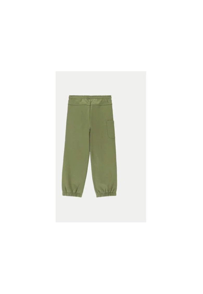 Pantaloni fete,  304481062, Bumbac/Poliester, Verde, Verde