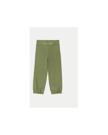 Pantaloni fete,  304481062, Bumbac/Poliester, Verde, Verde
