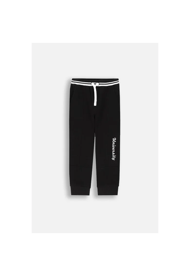 Pantaloni copii,  din bumbac, negru