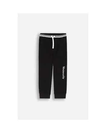 Pantaloni copii,  din bumbac, negru