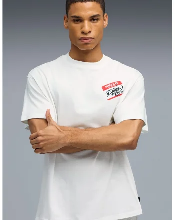 Tricou cu imprimeu pe partea din spate, pentru baschet HooperHotline, Rosu/Galben sofran/Alb optic