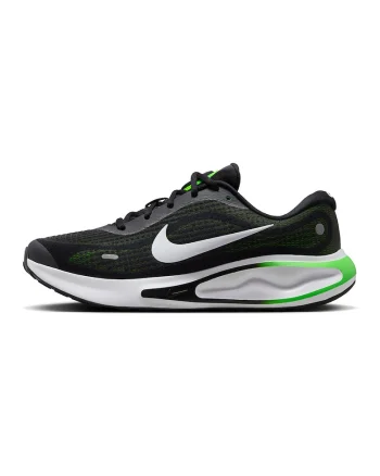 Pantofi Journey din plasa cu logo pentru alergare, Alb/Negru/Verde menta
