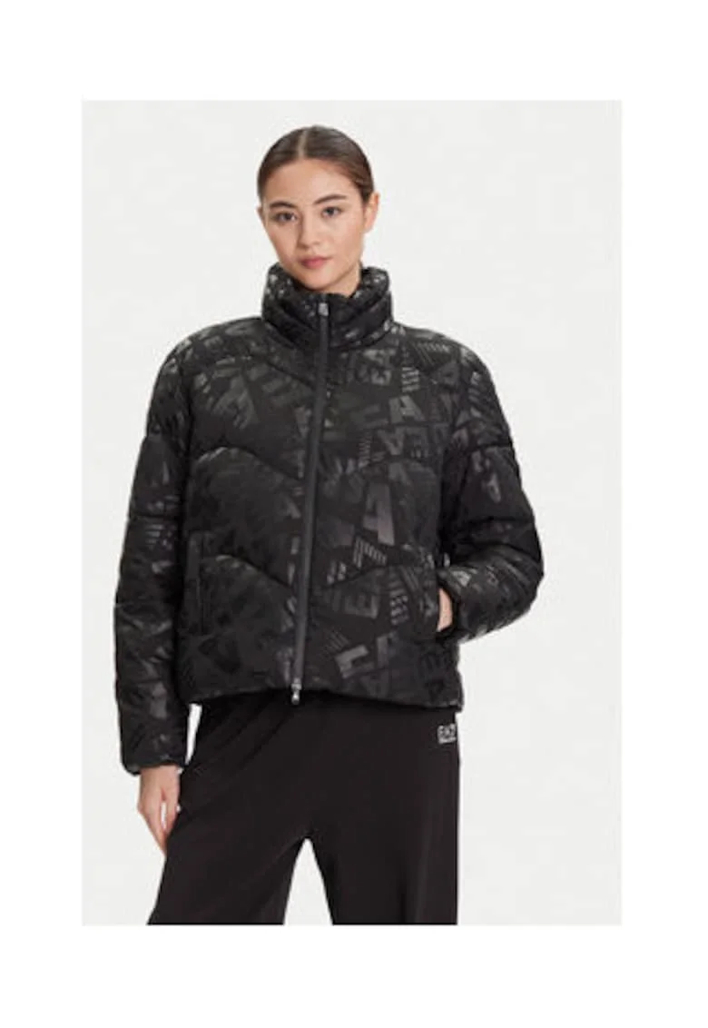 Geaca de iarna dama, Emporio Armani  neagra, poliamida