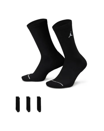Ciorapi  Everiday Cushioned Crew 3-Pack 20702, Negru
