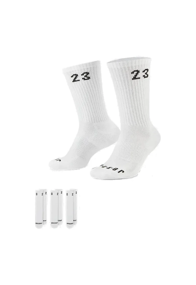 Ciorapi  Essential Crew 3-pack, DA5718-100 12900, Alb