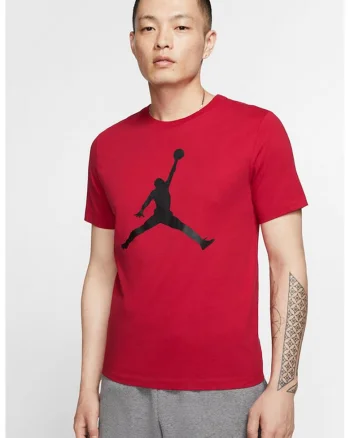 Tricou de bumbac cu imprimeu logo Jordan Jumpman, Rosu