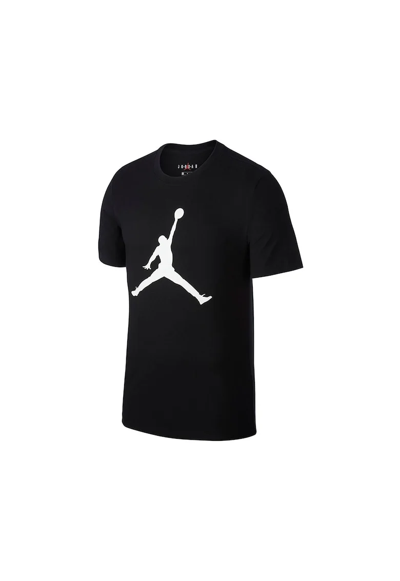 Tricou de bumbac cu imprimeu logo Jordan Jumpman, Negru