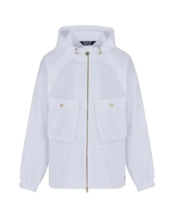 Jacheta  pentru Femei, w jacket ho, 3DTB05-TNEVZ-1100, Alb, Alb