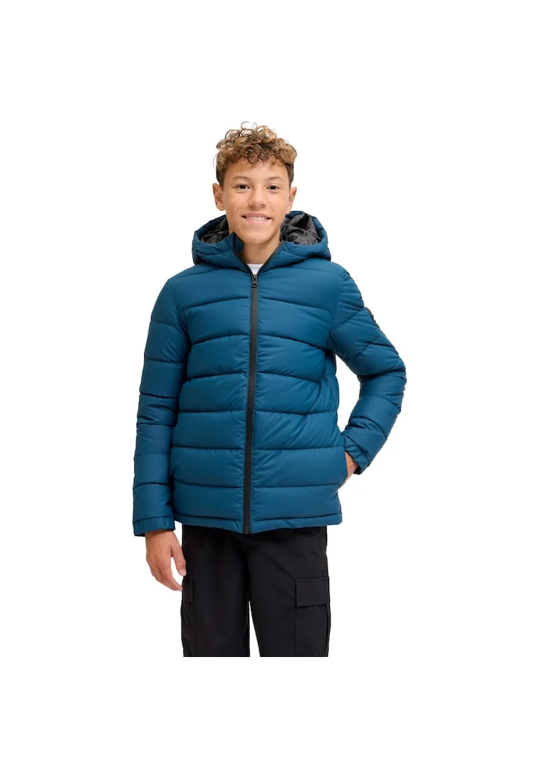 Geaca JACK &JONES Point Pu Puffer Bf JNR 52928, Albastru