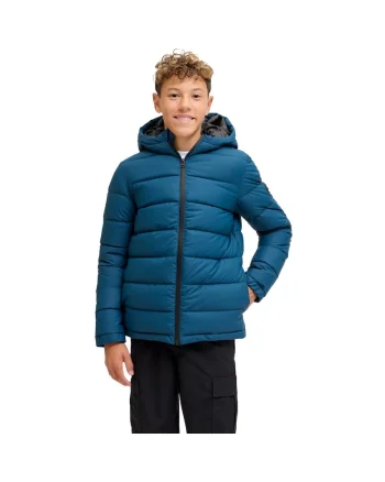 Geaca JACK &JONES Point Pu Puffer Bf JNR 52928, Albastru