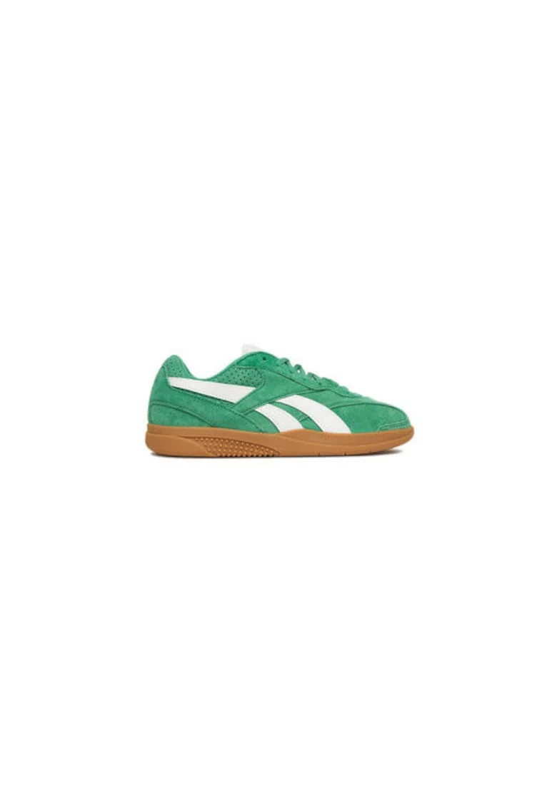 Pantofi sport dama  EO-HAMMER STREET, verde, piele naturala, sireturi