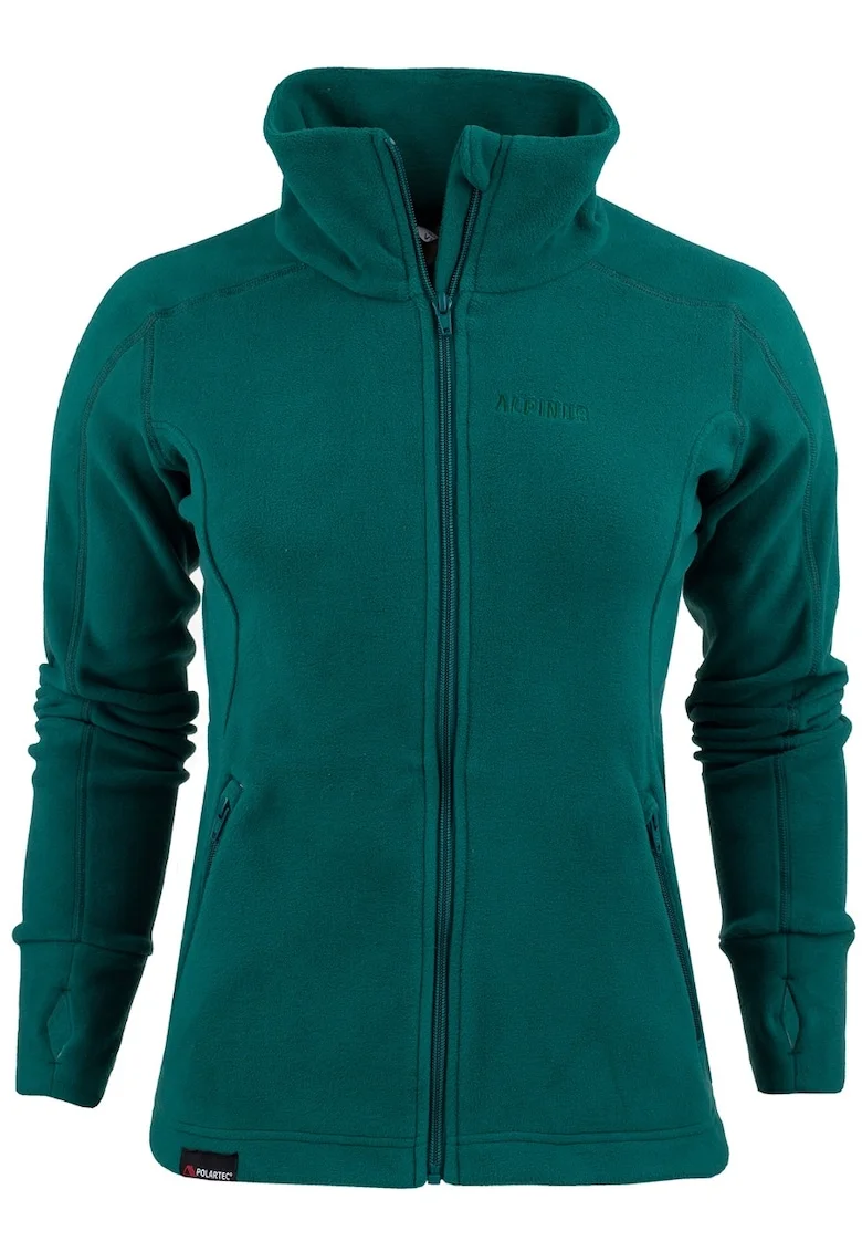 Hanorac fleece pentru dama,  Poliester, Verde, Verde