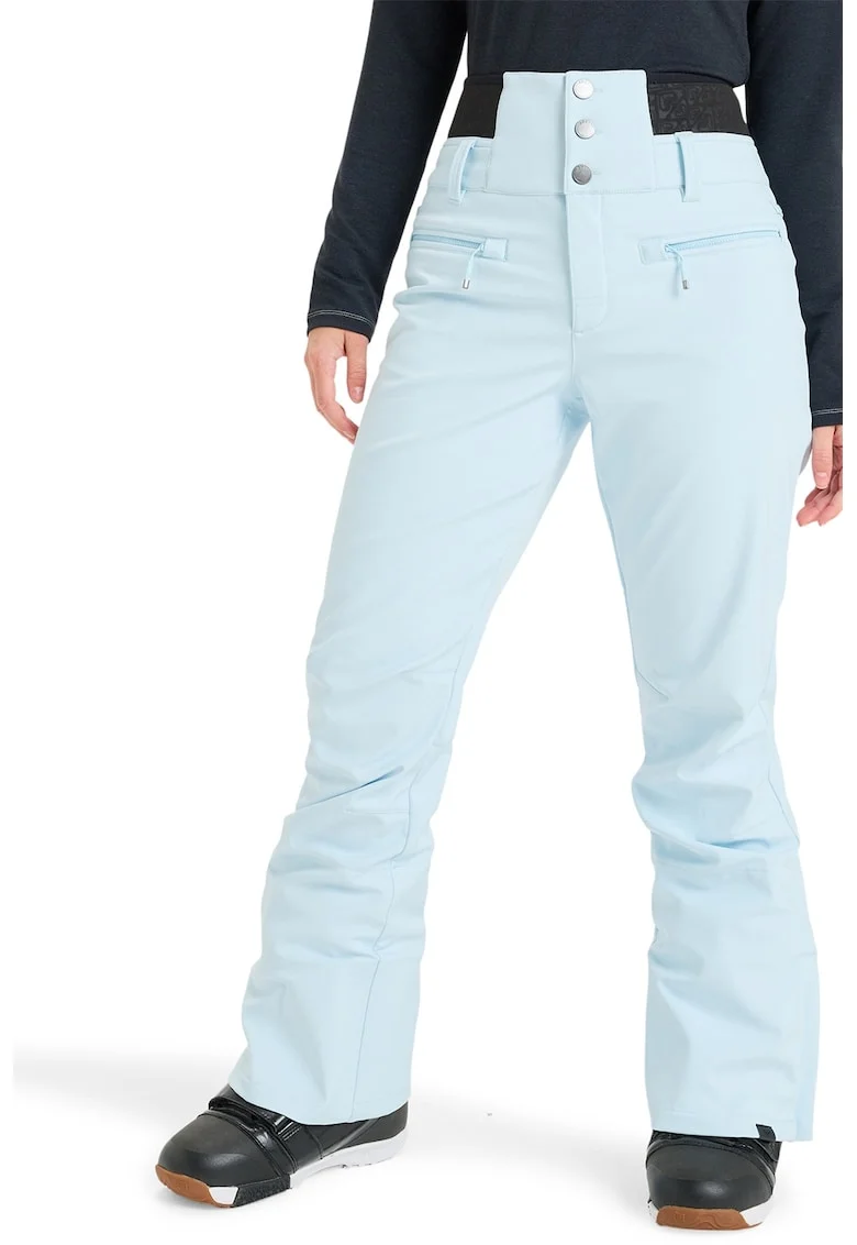 Pantaloni cu talie inalta pentru ski Rising, Albastru pastel