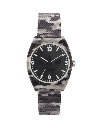 Ceas  Originals Street Project Two, camuflaj, hesalit, 50m rezistent la apa, negru-gri-alb